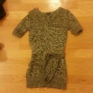 Topshop grey sweater dress